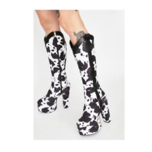 Lamoda platform cowgirl boots